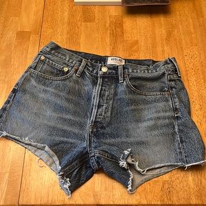 NWOT AGOLDE jean shorts 27